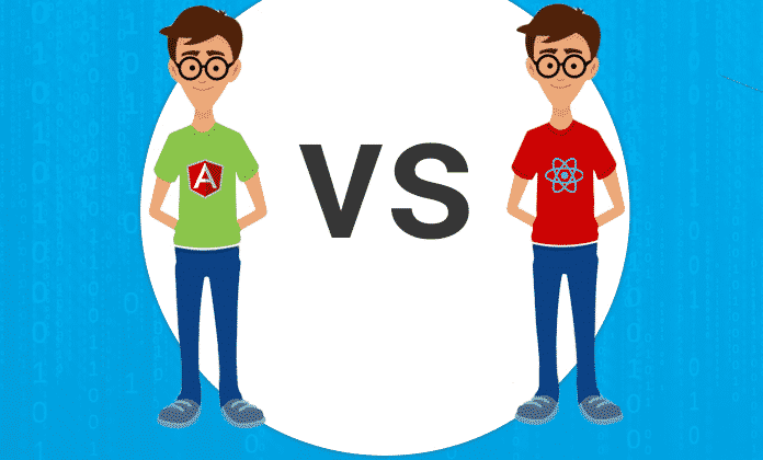 ReactJS vs Angular 2017