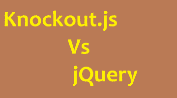 Knockout.js vs jQuery