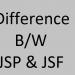 JSP vs JSF